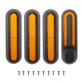Оранжевые боковые отражатели 4шт для электросамоката Xiaomi
