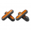 Оранжевые боковые отражатели 4шт для электросамоката Xiaomi в