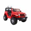 Lasten sähköauto Jeep Wrangler Rubicon 4x12V punainen
