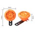 Universal waterproof horn Orange 36-72VDC 70mm for electric