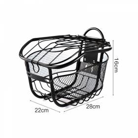 Front basket with bracket